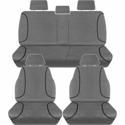 Best reviews of ✔️ Tradies Seat Covers Tradies Canvas Tailor Made Seat Cover Pack - Charcoal, Suits Colorado RG Dual Cab LS/LTZ/Z71 🌟