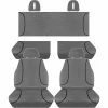 Deals ⌛ Tradies Seat Covers Tradies Canvas Tailor Made Seat Cover Pack - Charcoal, Suits Hi-Lux SR/SR5 Extra Cab Ute 2015+ 🔔 -Car Seat Covers Store SCA SPO7603553 hi res