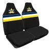 Cheap 🔔 NRL Seat Covers - Cowboys, Built-In Headrests, Size 60 Front Pair 👍