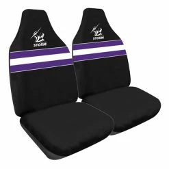 Buy ⌛ NRL Seat Covers - Storms, Built-In Headrests, Size 60 Front Pair 😀