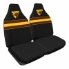 Budget ⌛ AFL Seat Covers - Hawthorn, Built-In Headrests, Size 60 Front Pair ❤️
