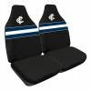 Best deal 🔥 AFL Seat Covers - Carlton, Built-In Headrests, Size 60 Front Pair 🧨 -Car Seat Covers Store SCA SPO7635306 hi res