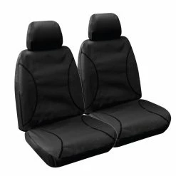 Wholesale โ SPERLING Tradies Canvas Ready Made Seat Covers - Front, Black, Suits Transit ๐ฅ